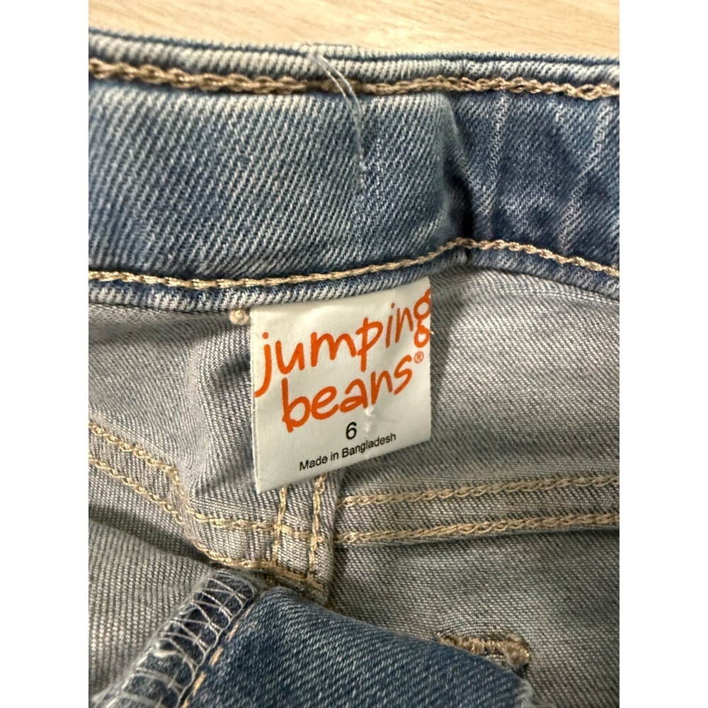 Girls Denim Shorts Bundle Jumping Beans Cat & Jack Squeeze Size 4 5 6 set of 4 - Picture 3 of 10